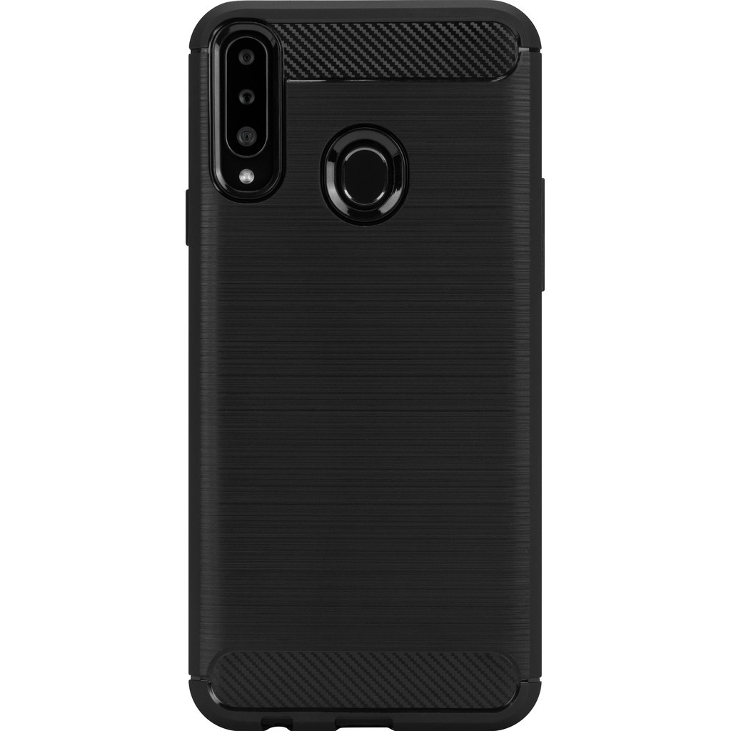 Just in Case Rugged Samsung Galaxy A20s Back Cover Zwart