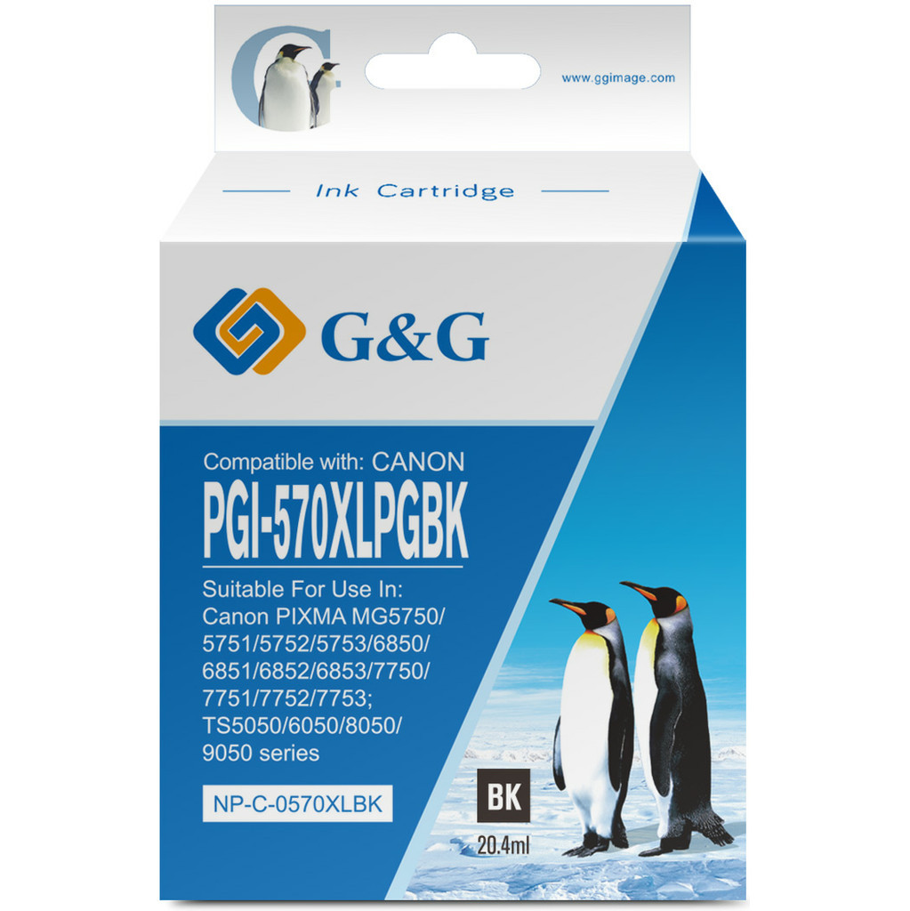 G&G PGI-570XL Cartridge Zwart