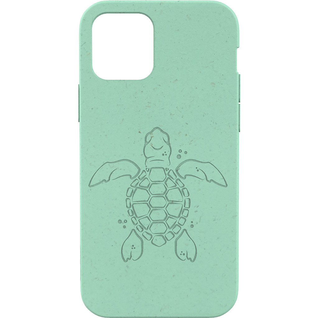 Pela Eco Friendly Apple iPhone 12 Pro Max Back Cover Blauw (Turtle Edition)