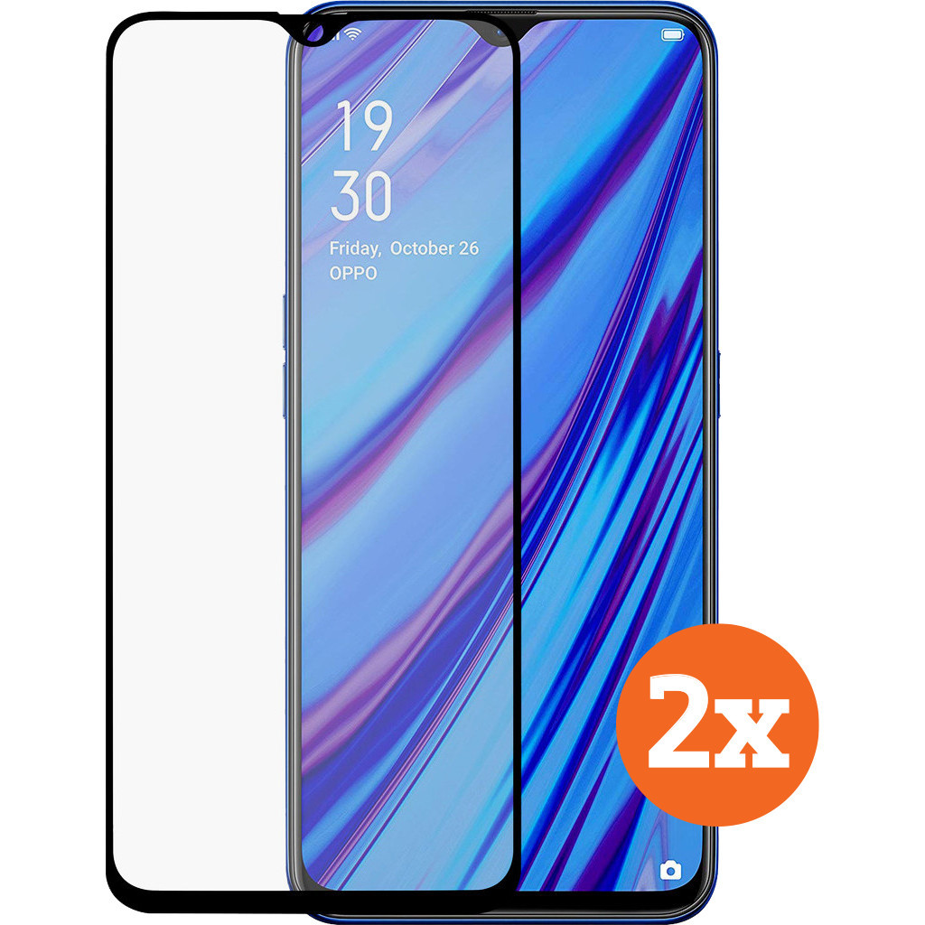 Azuri Tempered Glass OPPO A9 (2020) Screenprotector Duo Pack