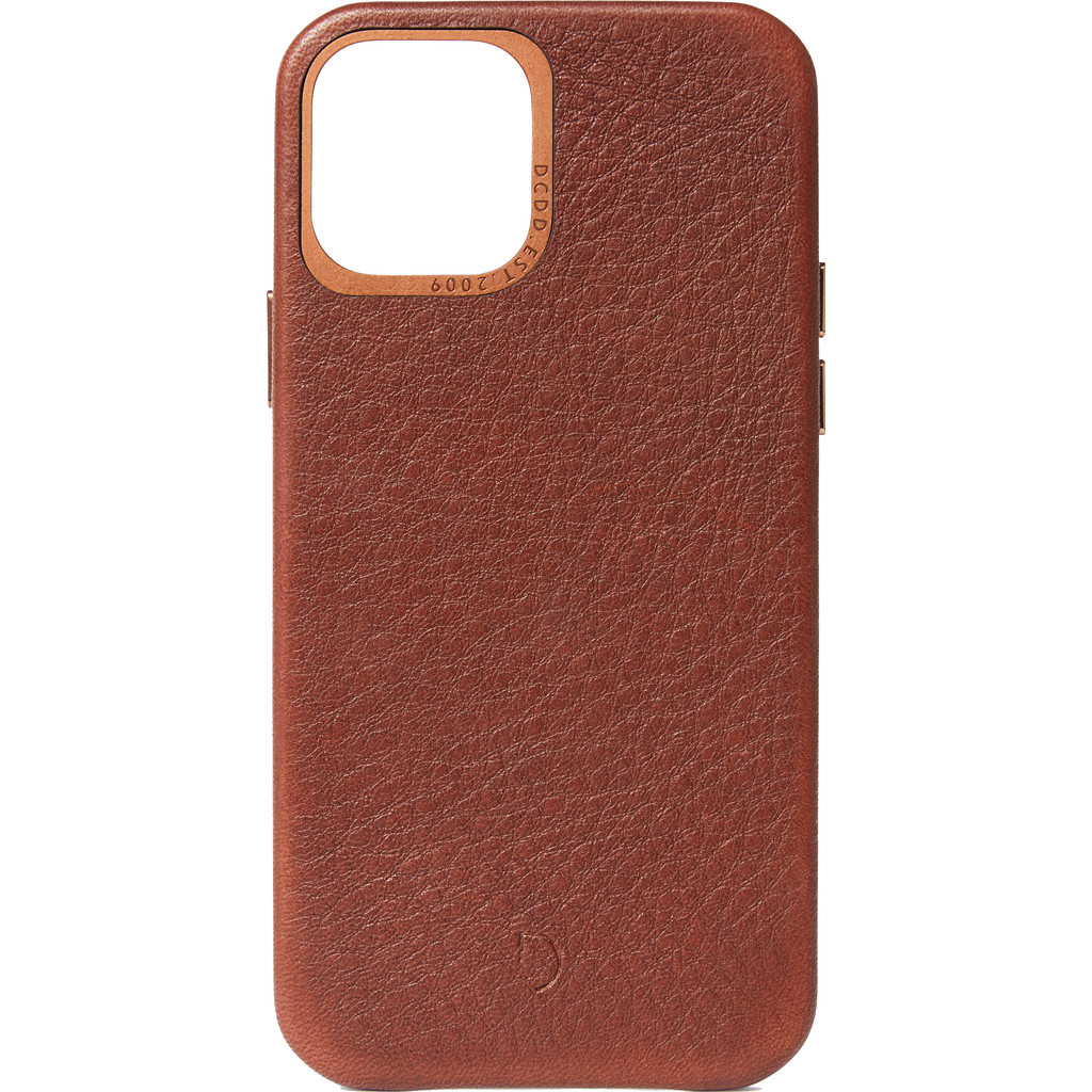 Decoded Apple iPhone 12 Pro Max Back Cover Leer Bruin