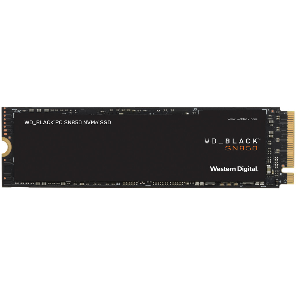 WD Black SN850 2TB NVMe zonder Heatsink