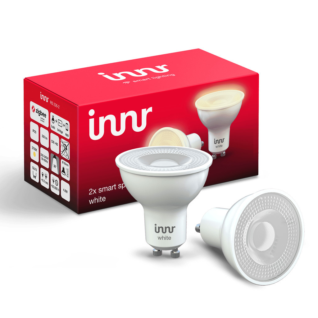 Innr Smart lamp GU10 - Wit Licht - werkt met Philips Hue 2-pack