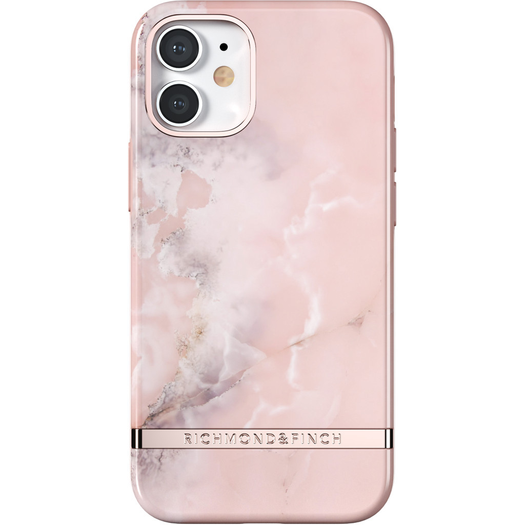 Richmond & Finch Pink Marble Apple iPhone 12 mini Back Cover
