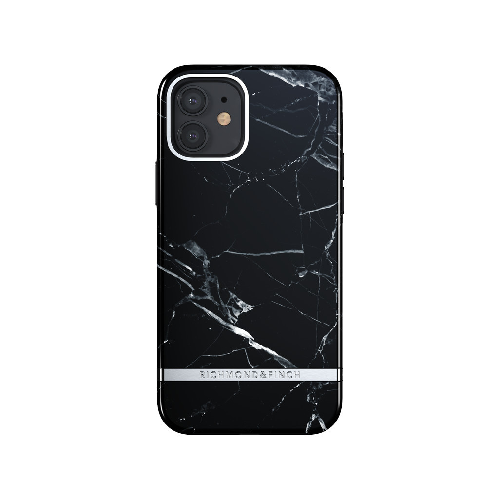 Richmond & Finch Black Marble Apple iPhone 12 / 12 Pro Back Cover