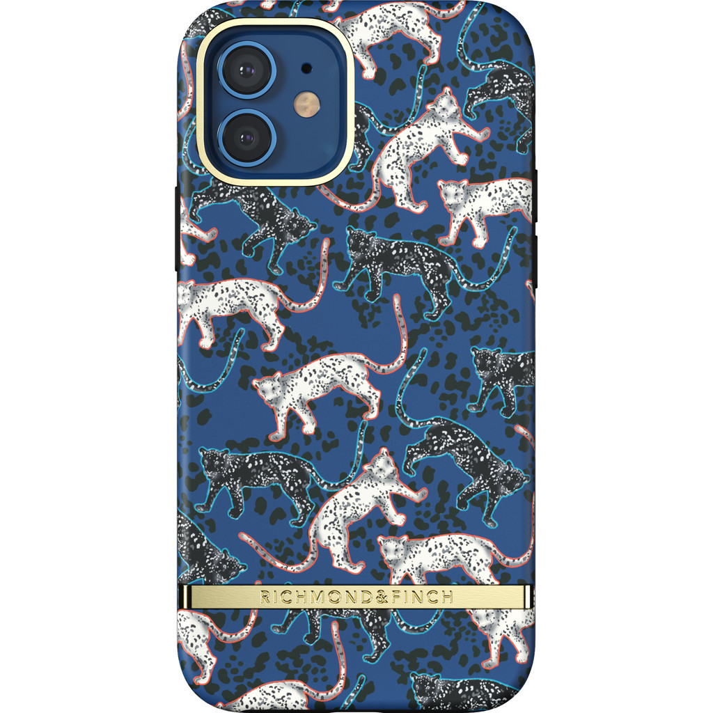 Richmond & Finch Blue Leopard Apple iPhone 12 / 12 Pro Back Cover