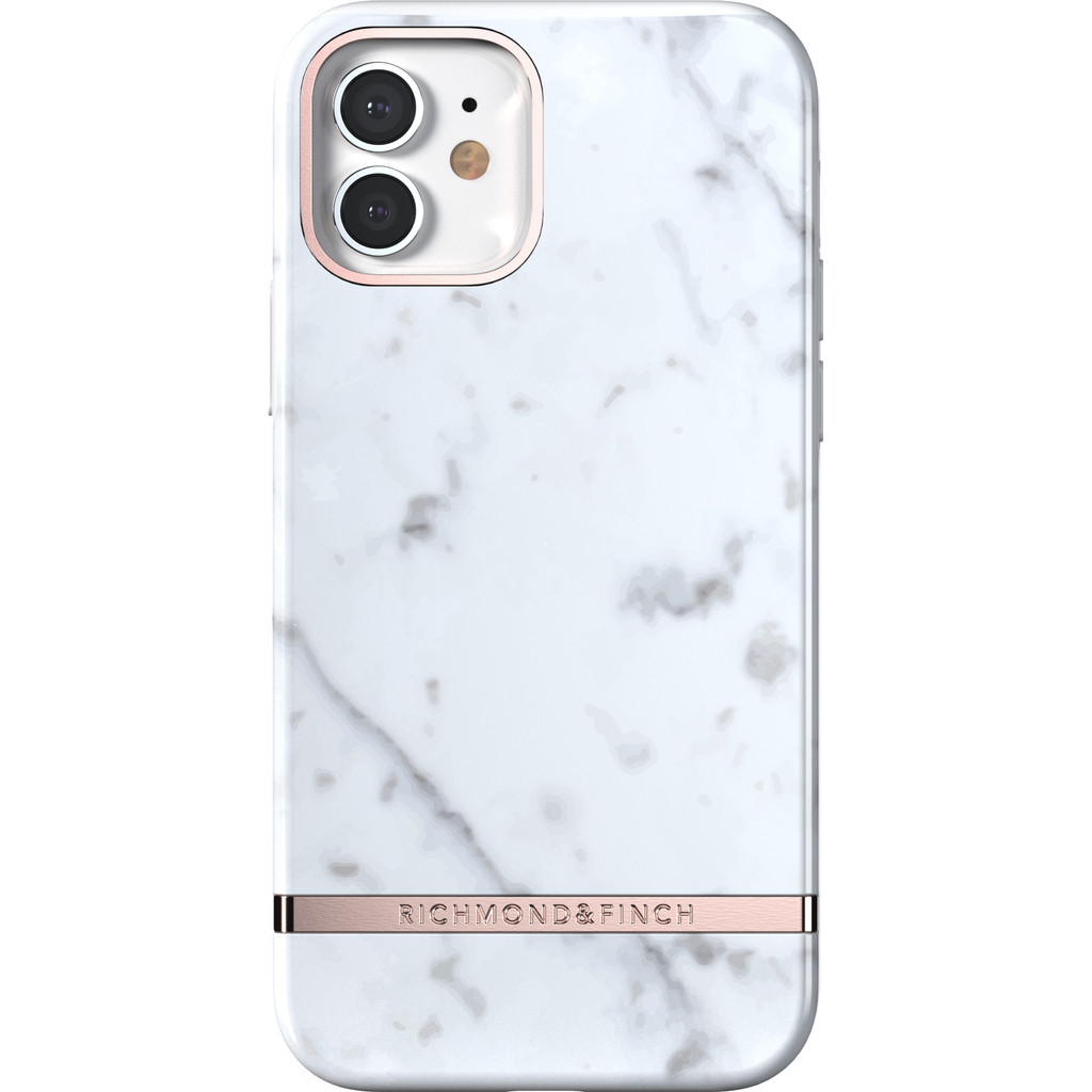 Richmond & Finch White Marble Apple iPhone 12 / 12 Pro Back Cover