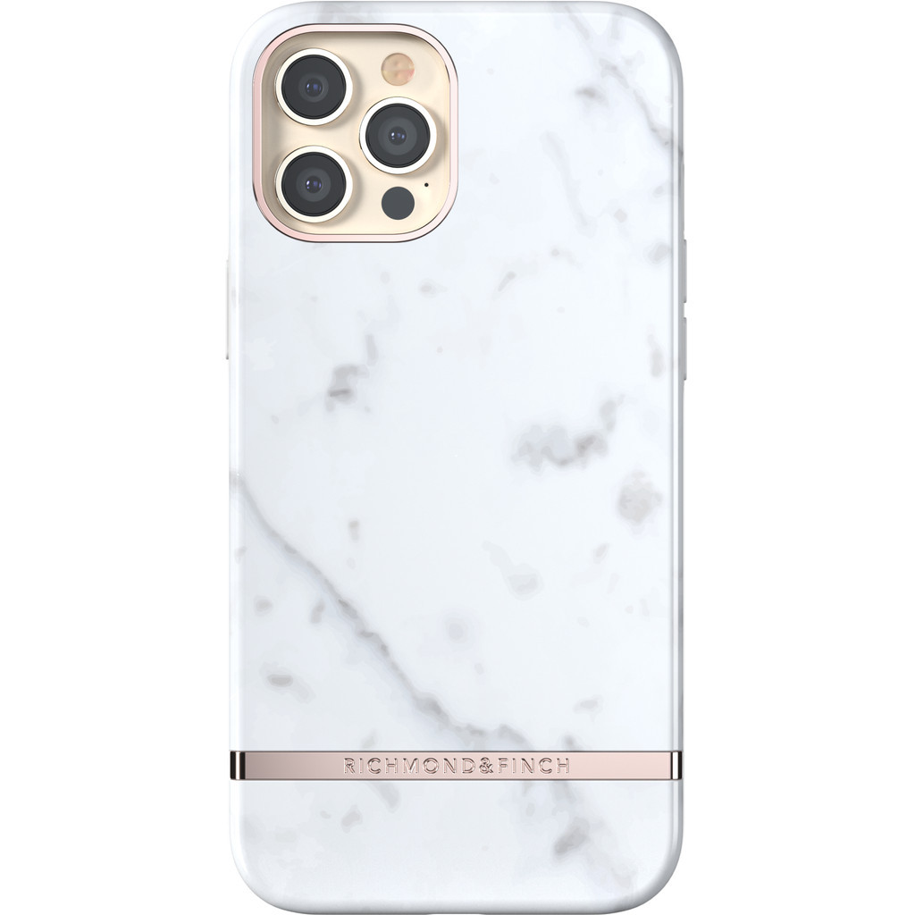 Richmond & Finch White Marble Apple iPhone 12 Pro Max Back Cover