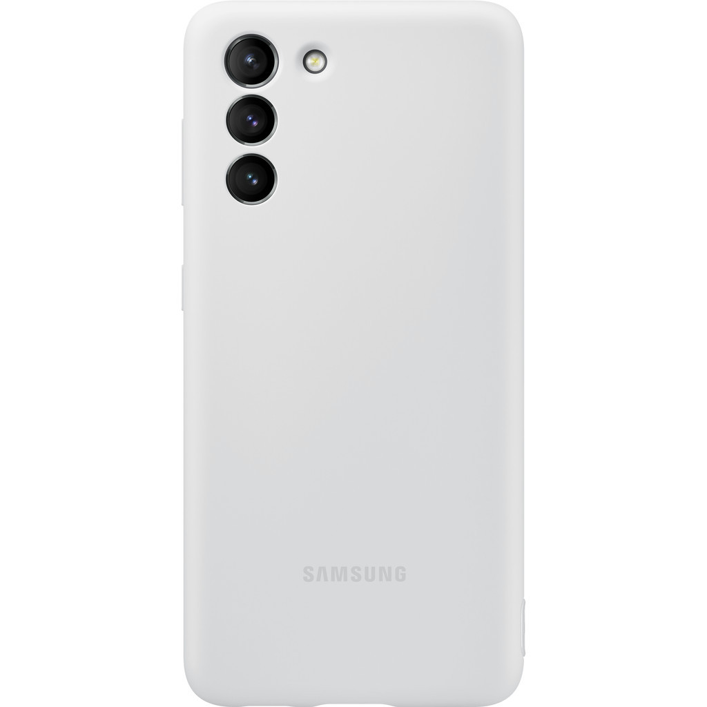 Samsung Galaxy S21 Siliconen Back Cover Grijs