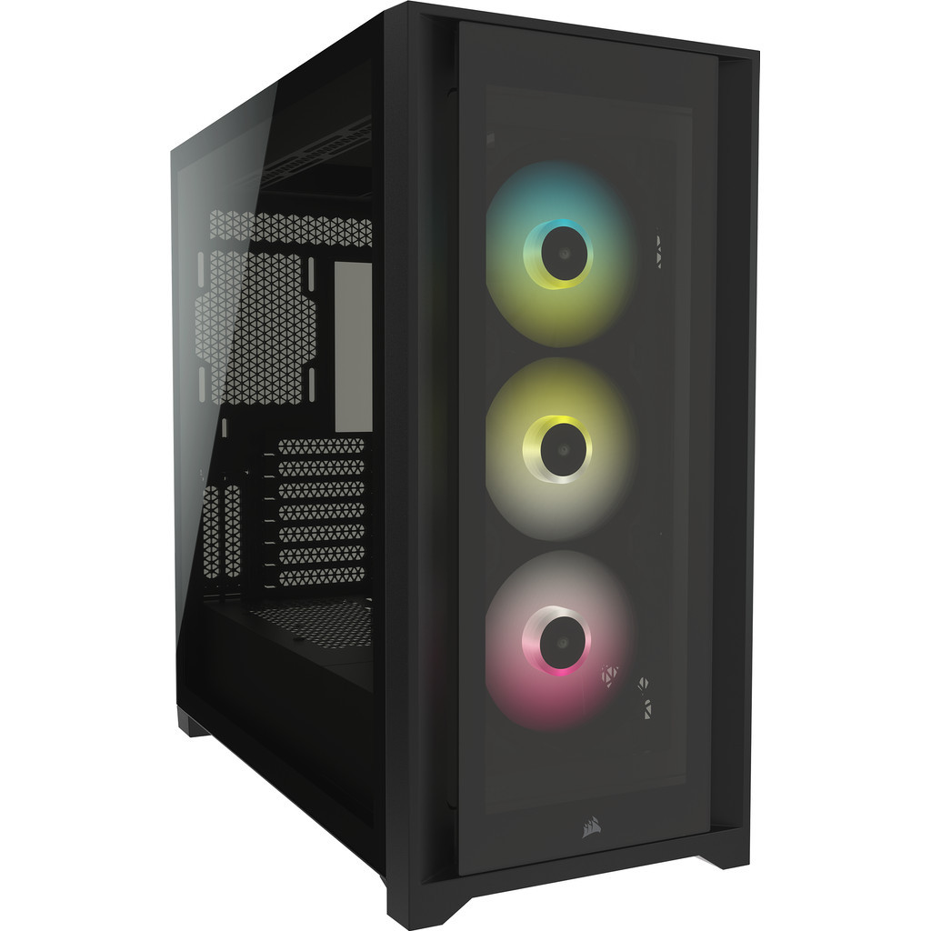 Corsair iCUE 5000X RGB Tempered Glass Mid-Tower ATX Case