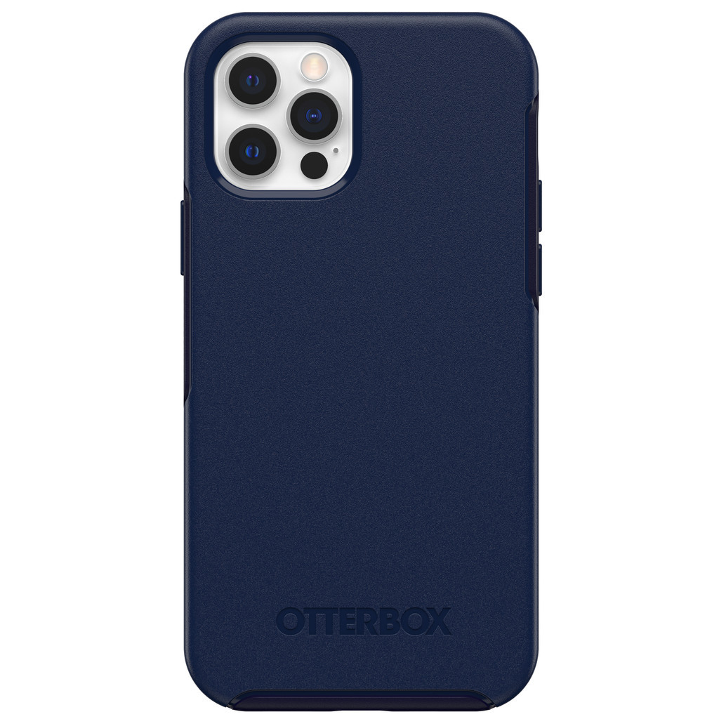 Otterbox Symmetry Plus Apple iPhone 12 / 12 Pro Back Cover met MagSafe Magneet Blauw