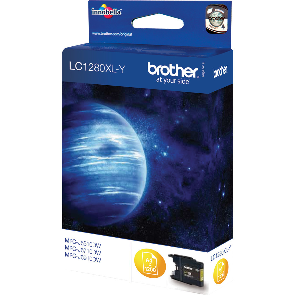 Brother LC-1280XL Cartridge Geel