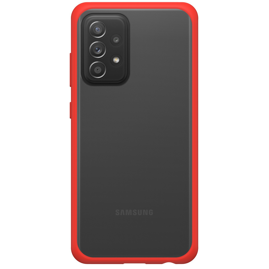 Otterbox React Samsung Galaxy A52s / A52 Back Cover Transparant met Rode Rand