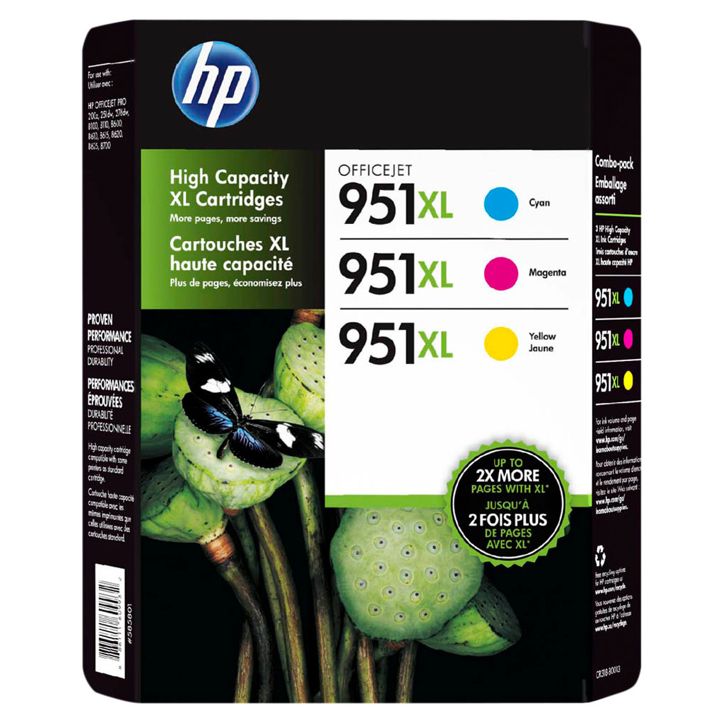 HP 951XL Cartridges Combo Pack