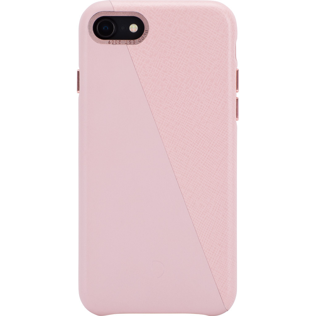 Decoded Dual Apple iPhone SE 2 Back Cover Leer Roze