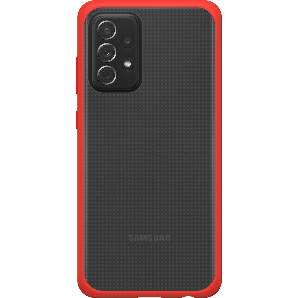 Otterbox React Samsung Galaxy A72 Back Cover Transparant met Rode Rand