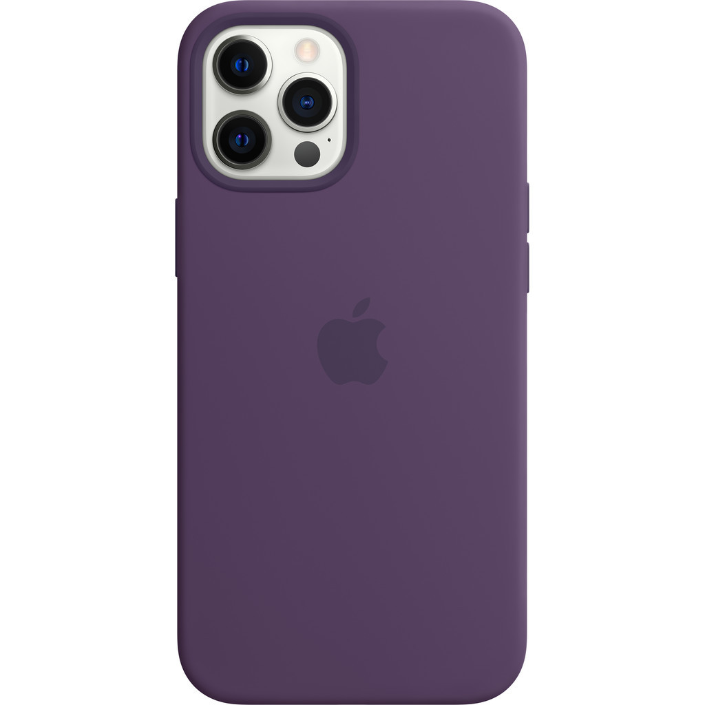 Apple iPhone 12 Pro Max Silicone Back Cover met MagSafe Amethist