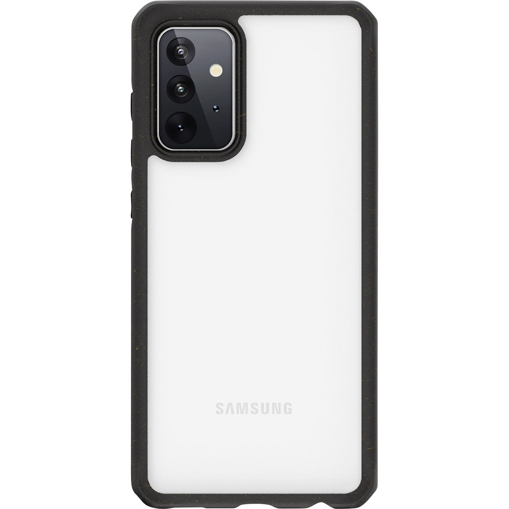 ITSkins FeroniaBio Pure Samsung Galaxy A72 Back Cover Transparant / Zwart
