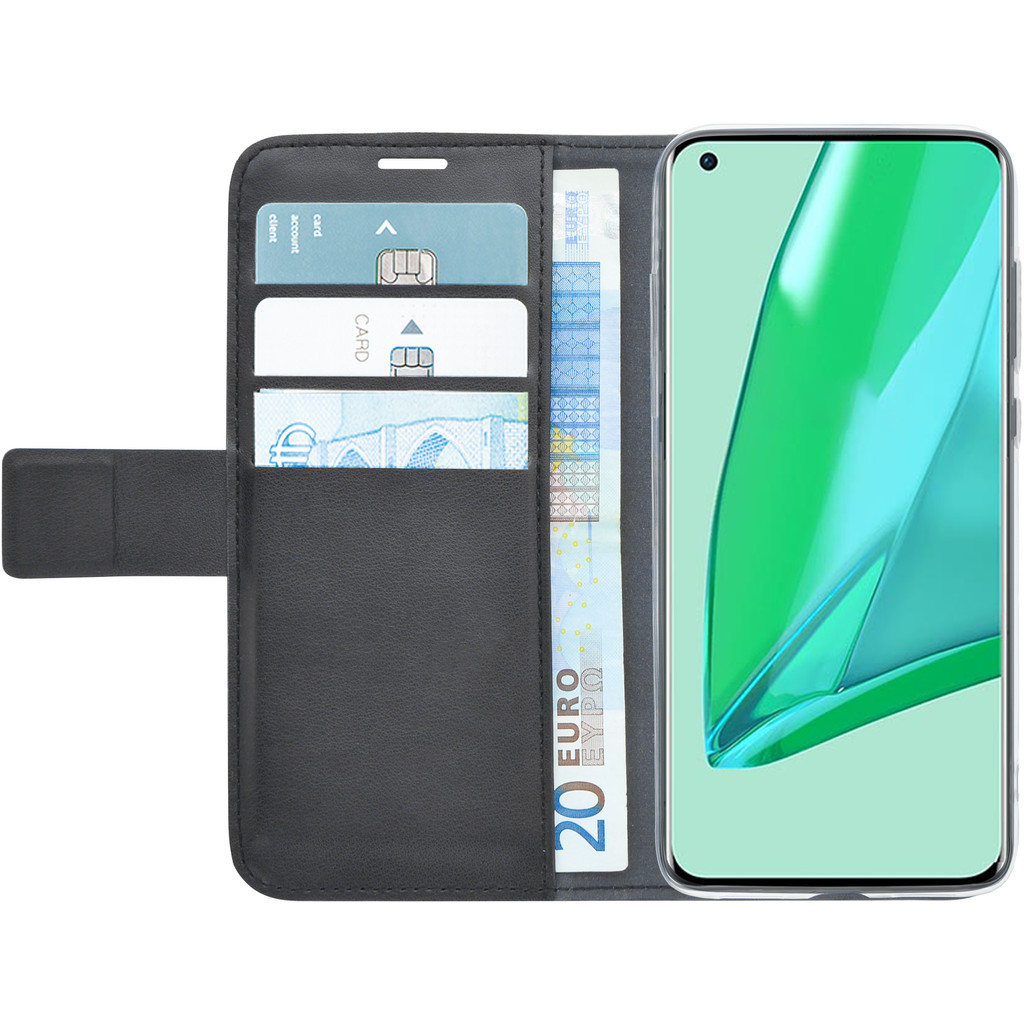 Azuri Wallet OnePlus 9 Pro Book Case Zwart