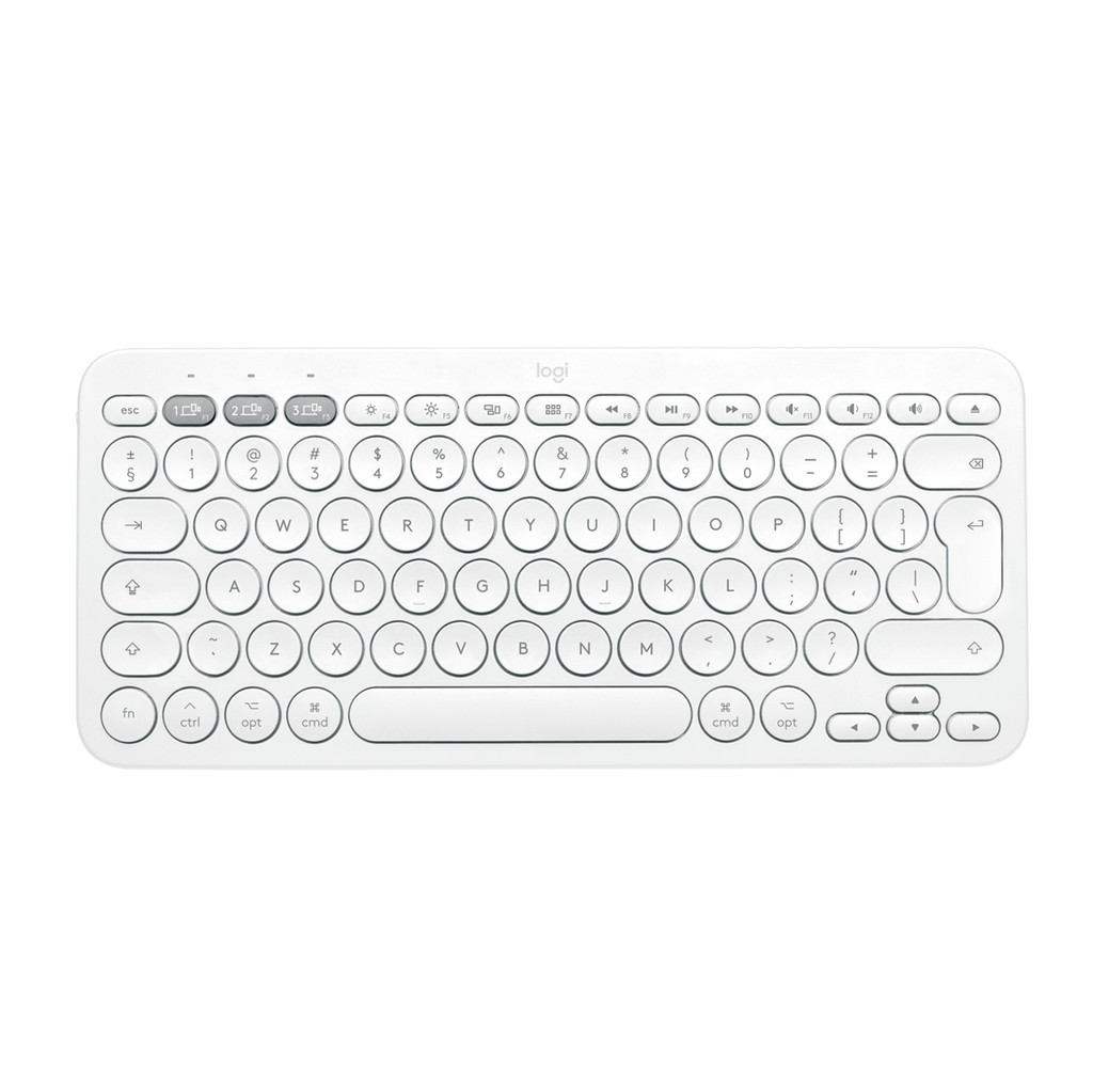 Logitech K380 voor Mac Bluetooth Multi-device Toetsenbord Wit Qwerty