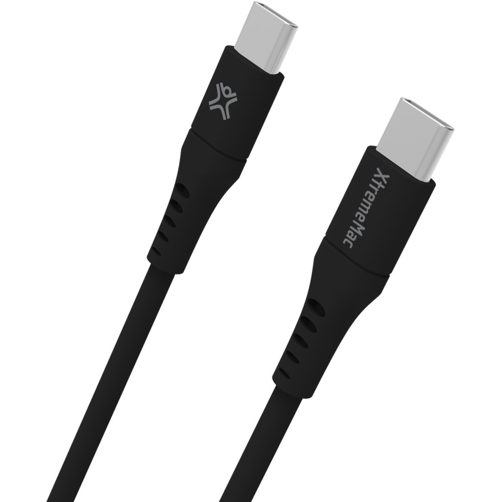 XtremeMac Usb C naar Usb C Kabel 1,5m Kunststof Zwart