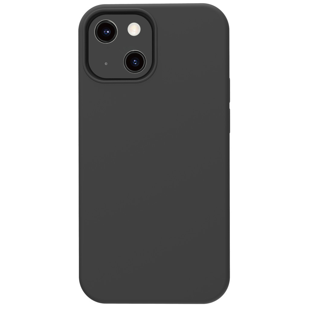 Azuri Apple iPhone 13 mini Back Cover Siliconen Zwart