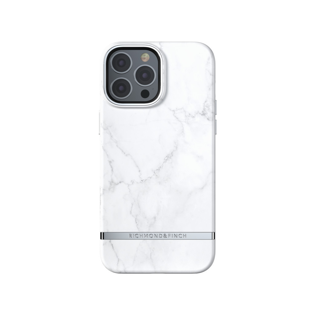 Richmond & Finch White Marble Apple iPhone 13 Pro Max Back Cover