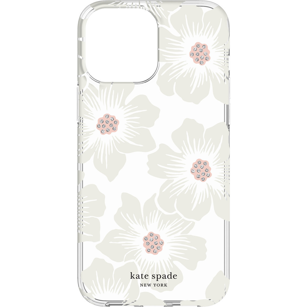 Kate Spade Hollyhock Floral Protective Hardshell iPhone 13 Pro Max Back Cover