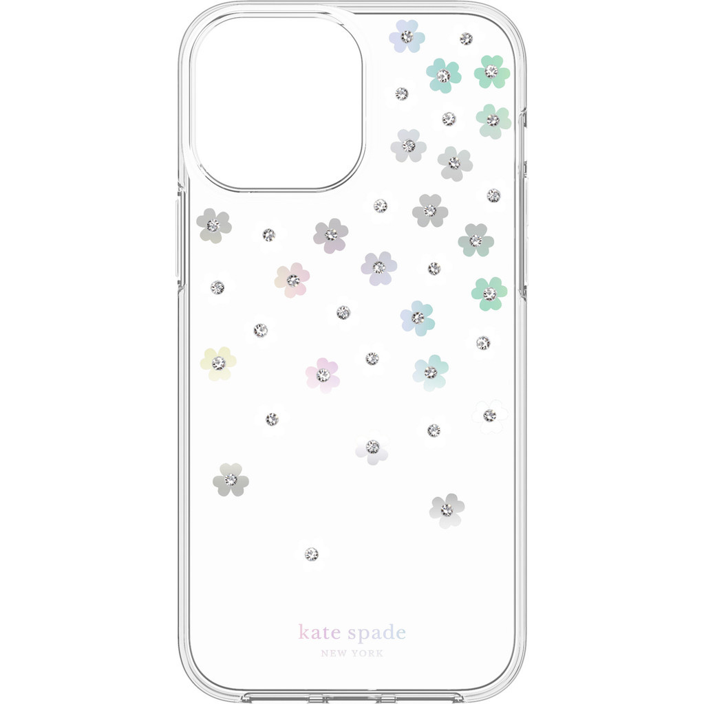 Kate Spade Scattered Flowers Protective Hardshell iPhone 13 Pro Max Back Cover