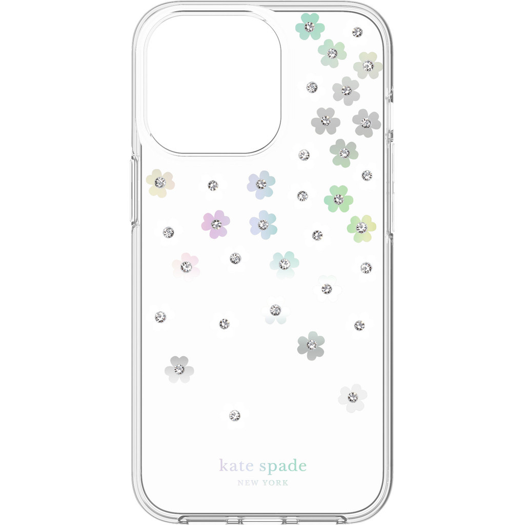 Kate Spade Scattered Flowers Protective Hardshell iPhone 13 Pro Back Cover