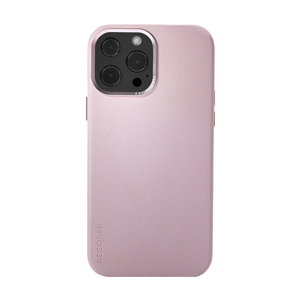 Decoded Apple iPhone 13 Pro Max Back Cover Leer Roze