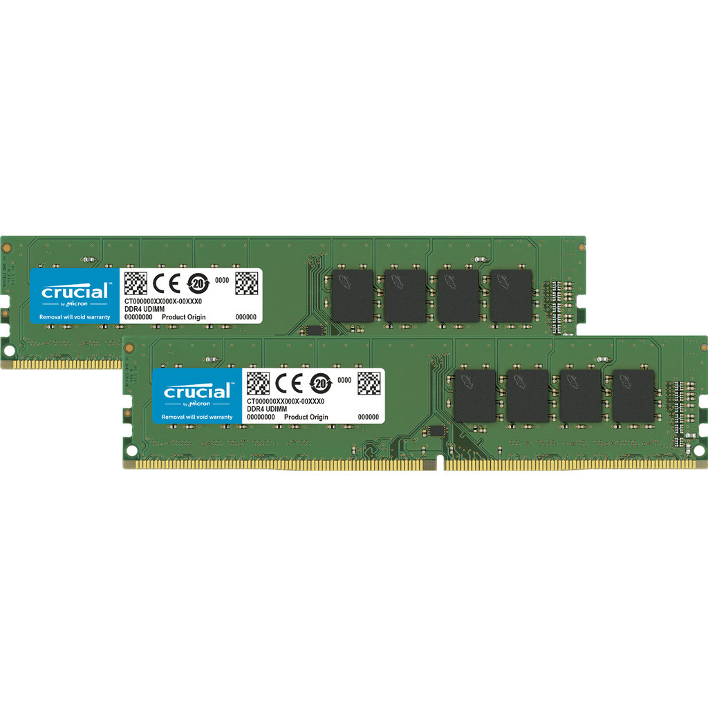 Crucial Standard 64GB 2666MHz DDR4 DIMM (2x32GB)