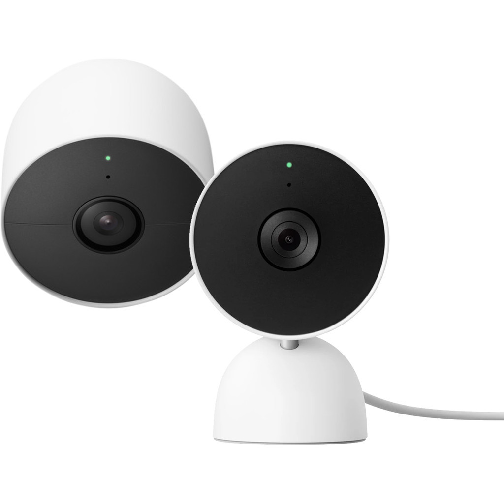 Google Nest Cam + Nest Cam Indoor Wired