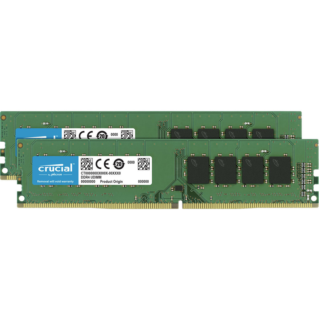 Crucial 32GB 2666MHz DDR4 DIMM CL17 (2x16GB)