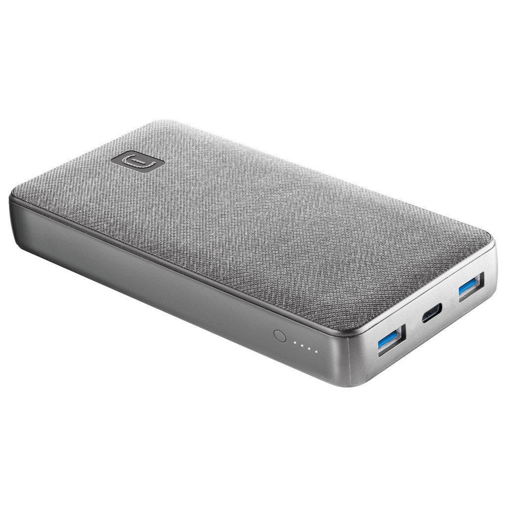 Cellularline Shade Powerbank 20.000 mAh met Power Delivery en Quick Charge