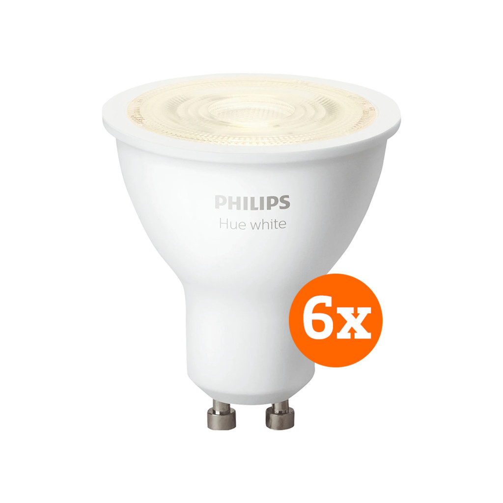 Philips Hue White GU10 6-Pack