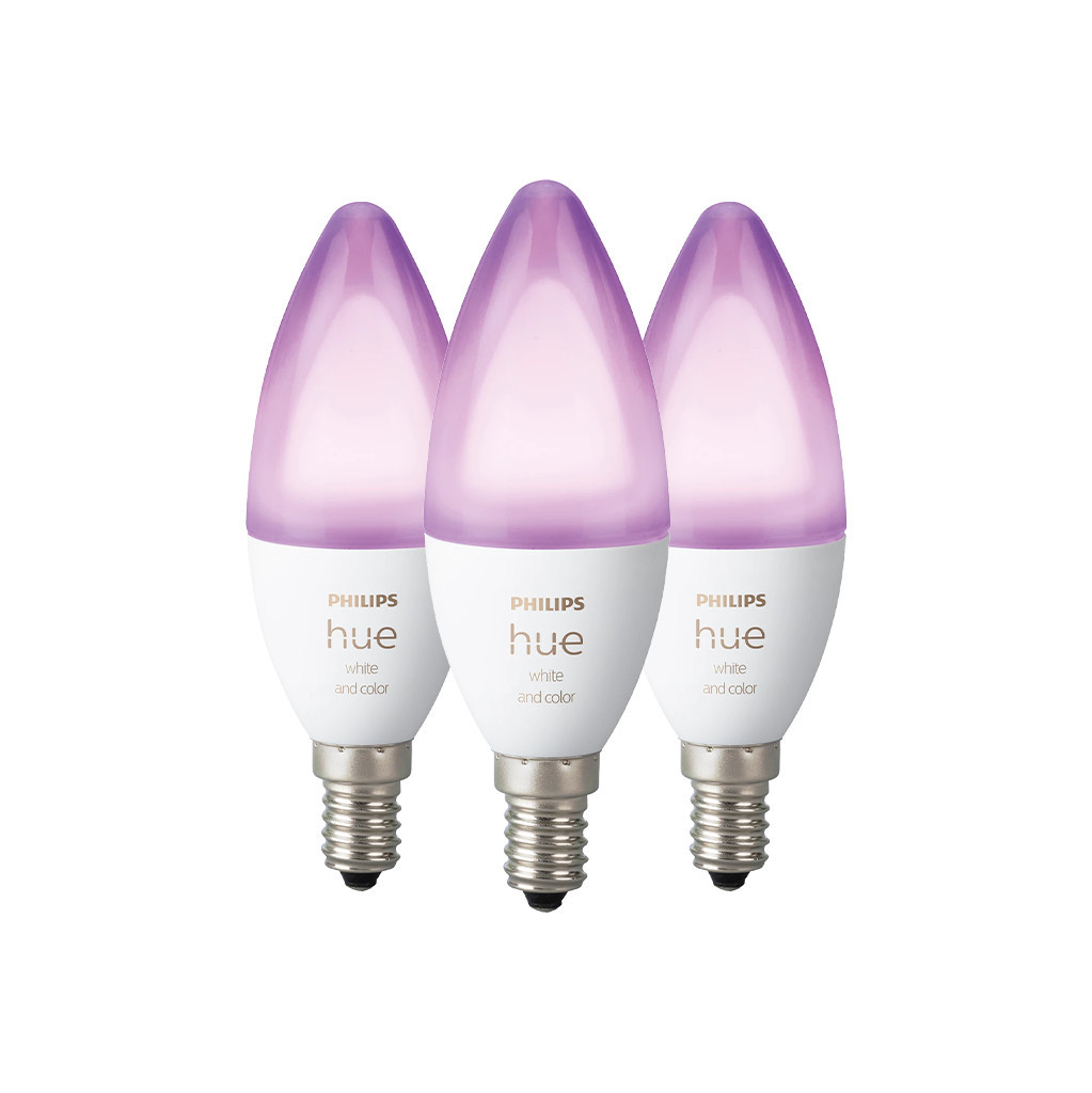 Philips Hue White and Color E14 3-pack