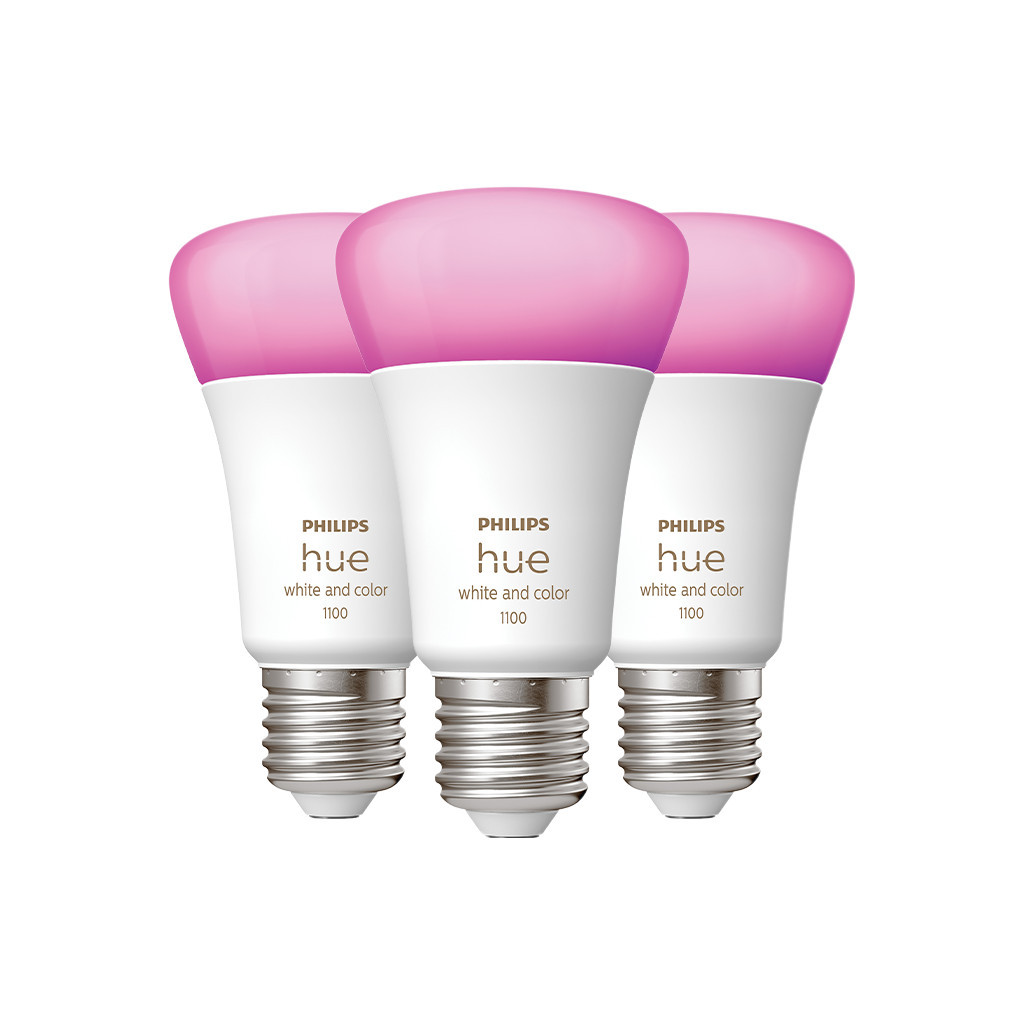 Philips Hue White and Color E27 1100lm 3-pack