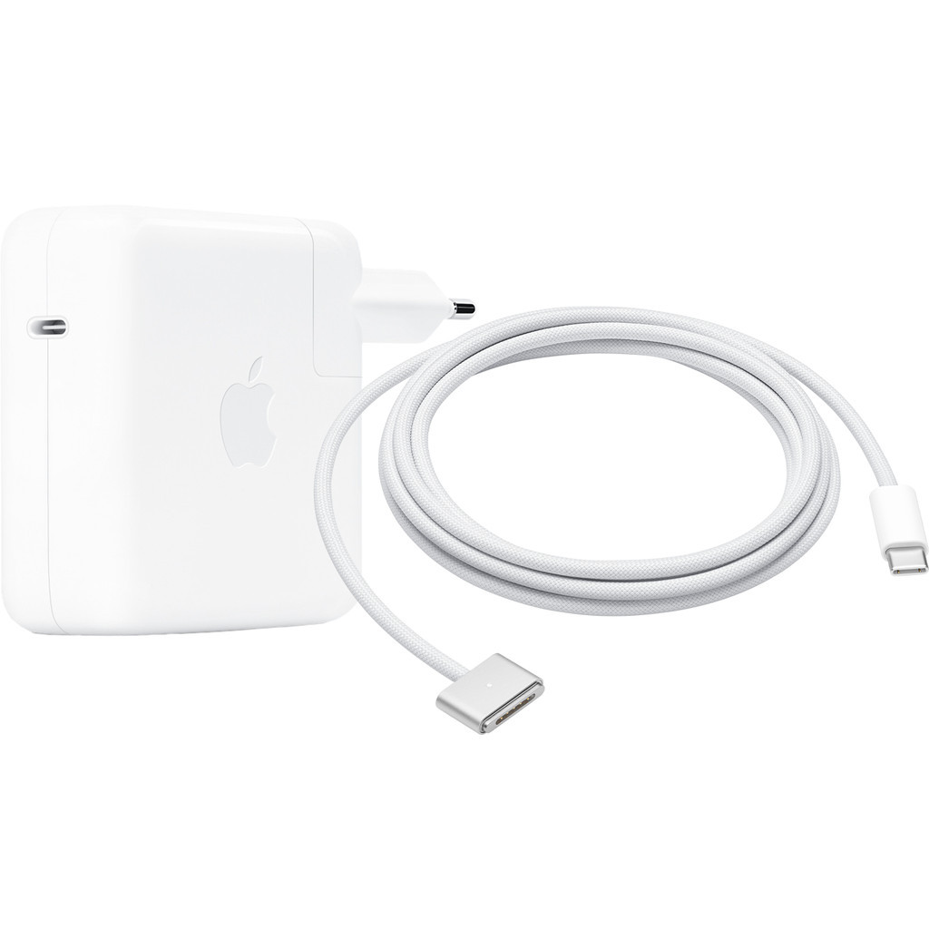 Apple 67W Usb C Power Adapter + Apple MagSafe 3 Oplaadkabel