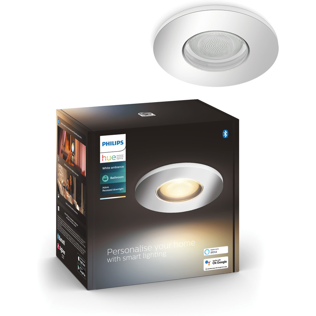 Philips Hue Adore badkamerinbouwspot White Ambiance 1-pack