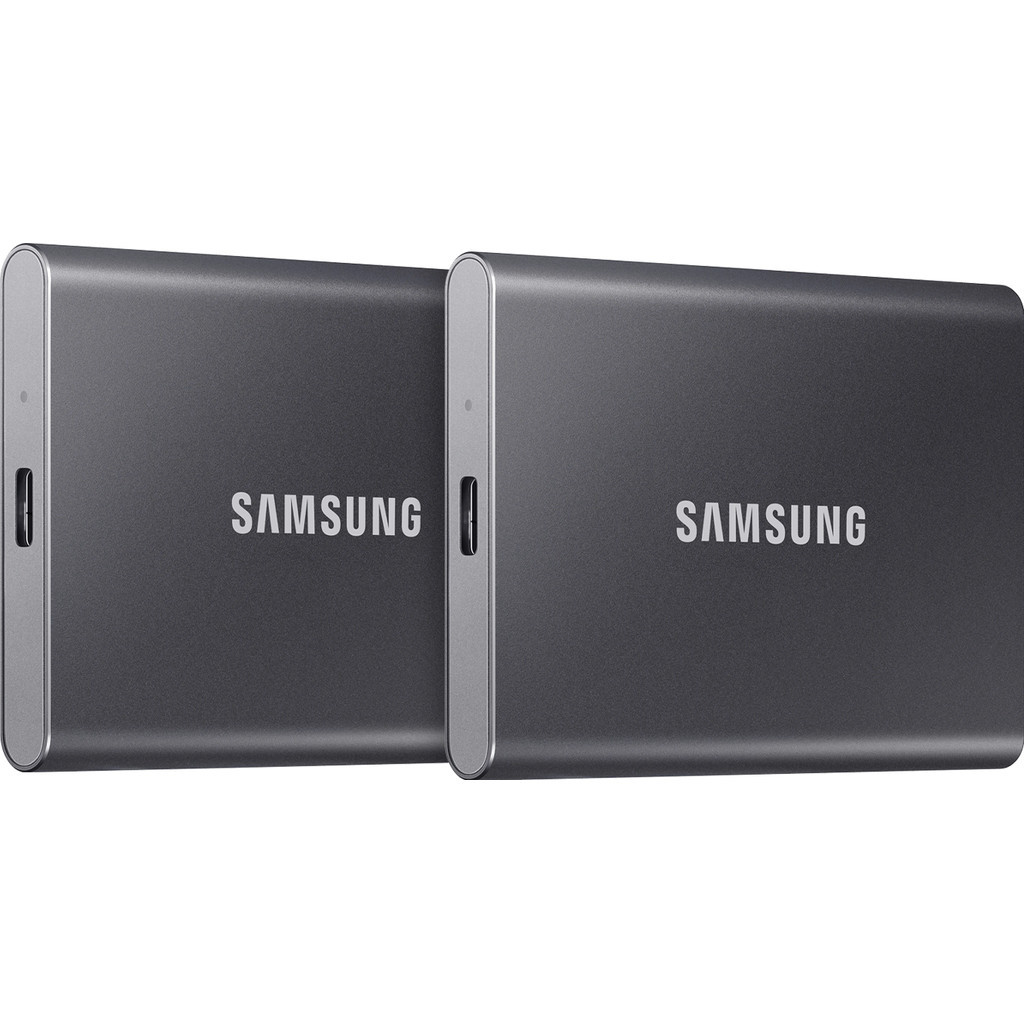 Samsung Portable SSD T7 500GB Grijs - Duo Pack