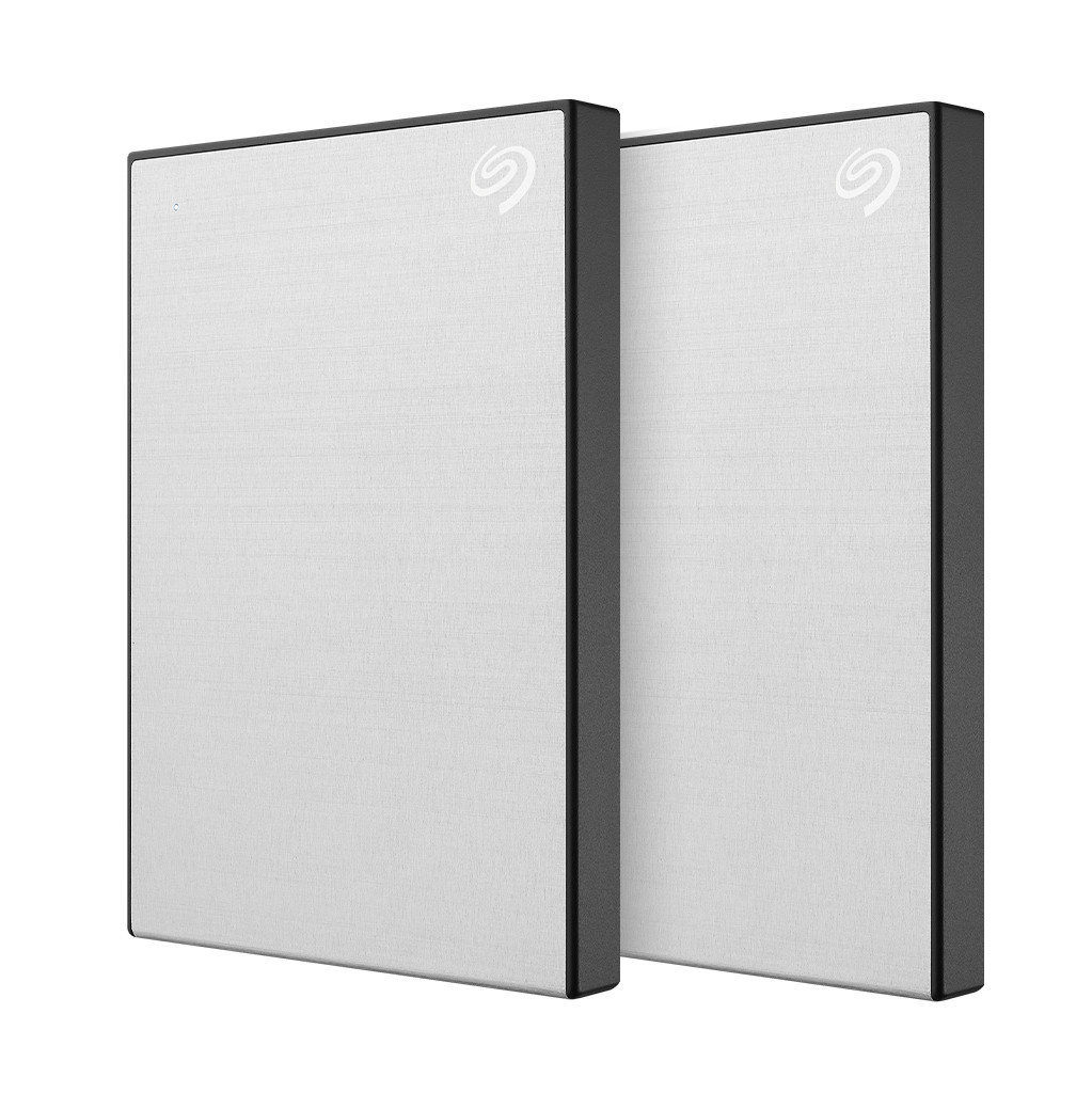 Seagate One Touch Portable Drive 2TB Zilver - Duo pack