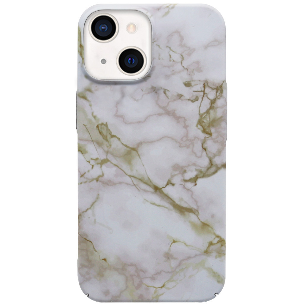 BlueBuilt Soft Pink Marble Hard Case Apple iPhone 13 Back cover