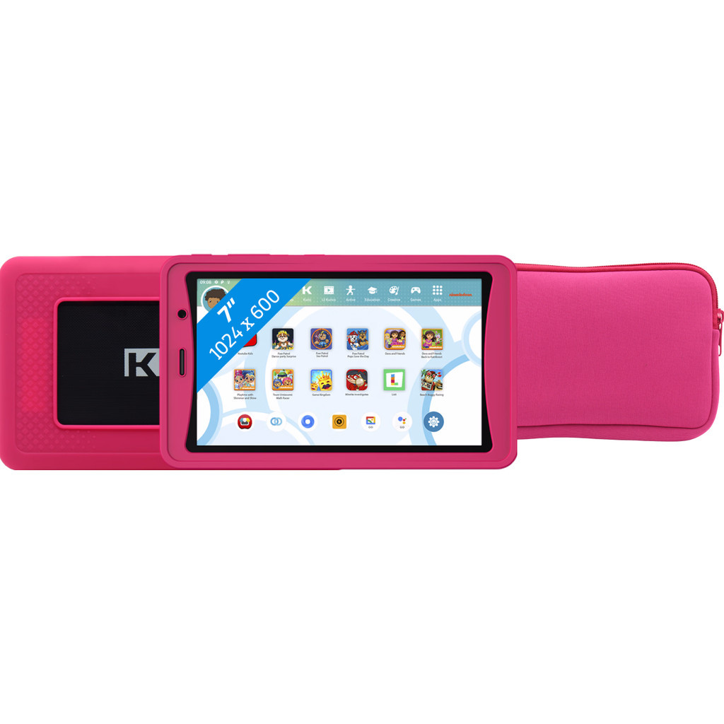 Kurio Tab Ultra 2 Nickelodeon 32GB Roze + Tablet Sleeve Roze