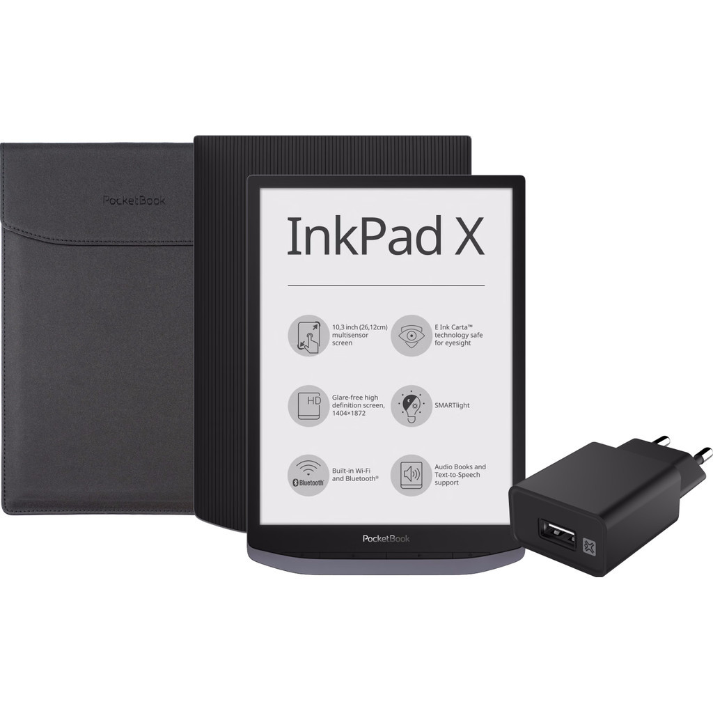 PocketBook InkPad X + Accessoirepakket