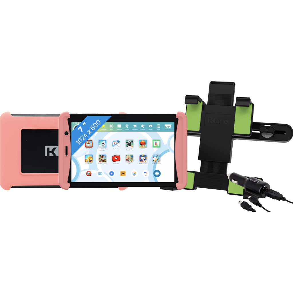 Kurio Tab Lite 2 16GB Roze + Car Kit