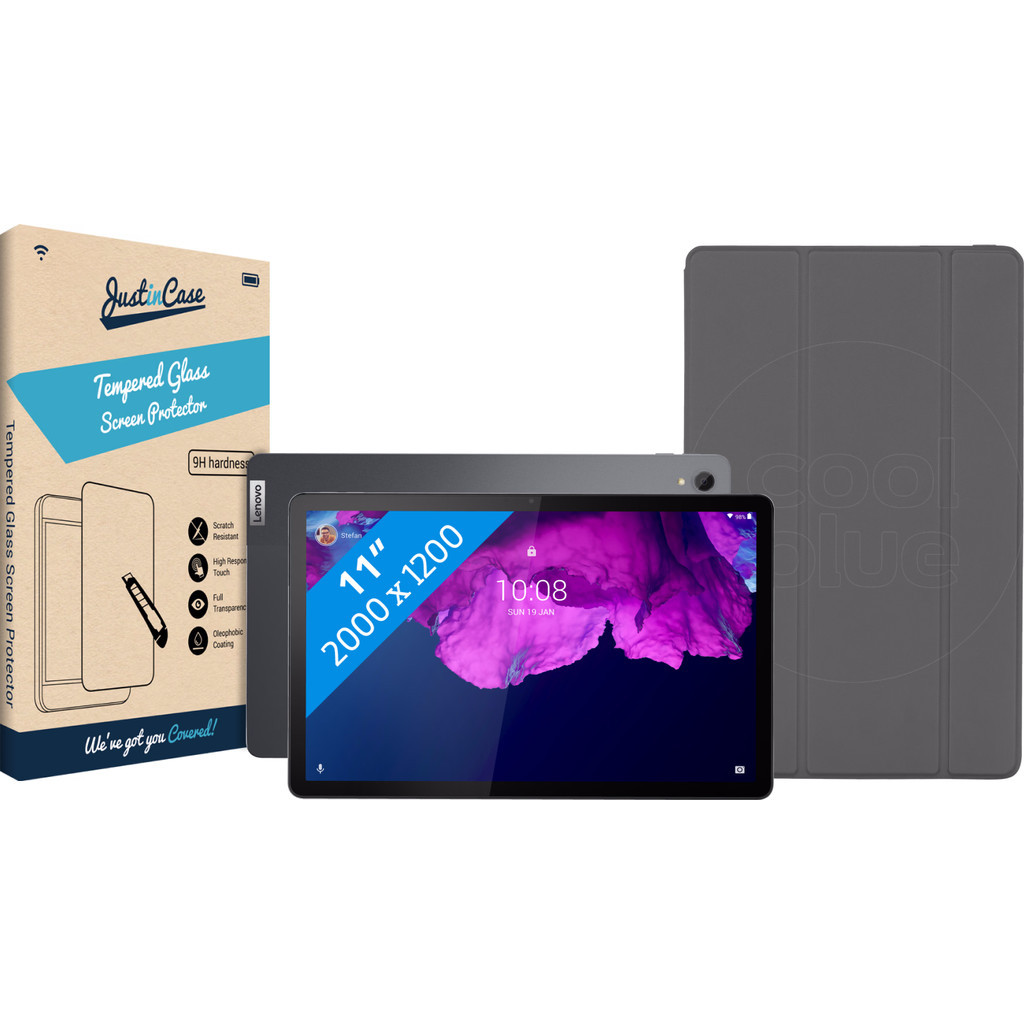 Lenovo Tab P11 128GB Wifi Grijs + Beschermingspakket