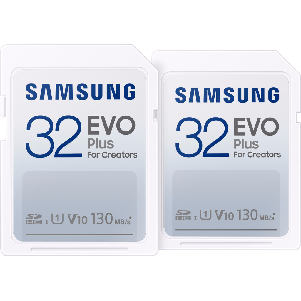Samsung EVO Plus SDHC 32GB - Duo Pack
