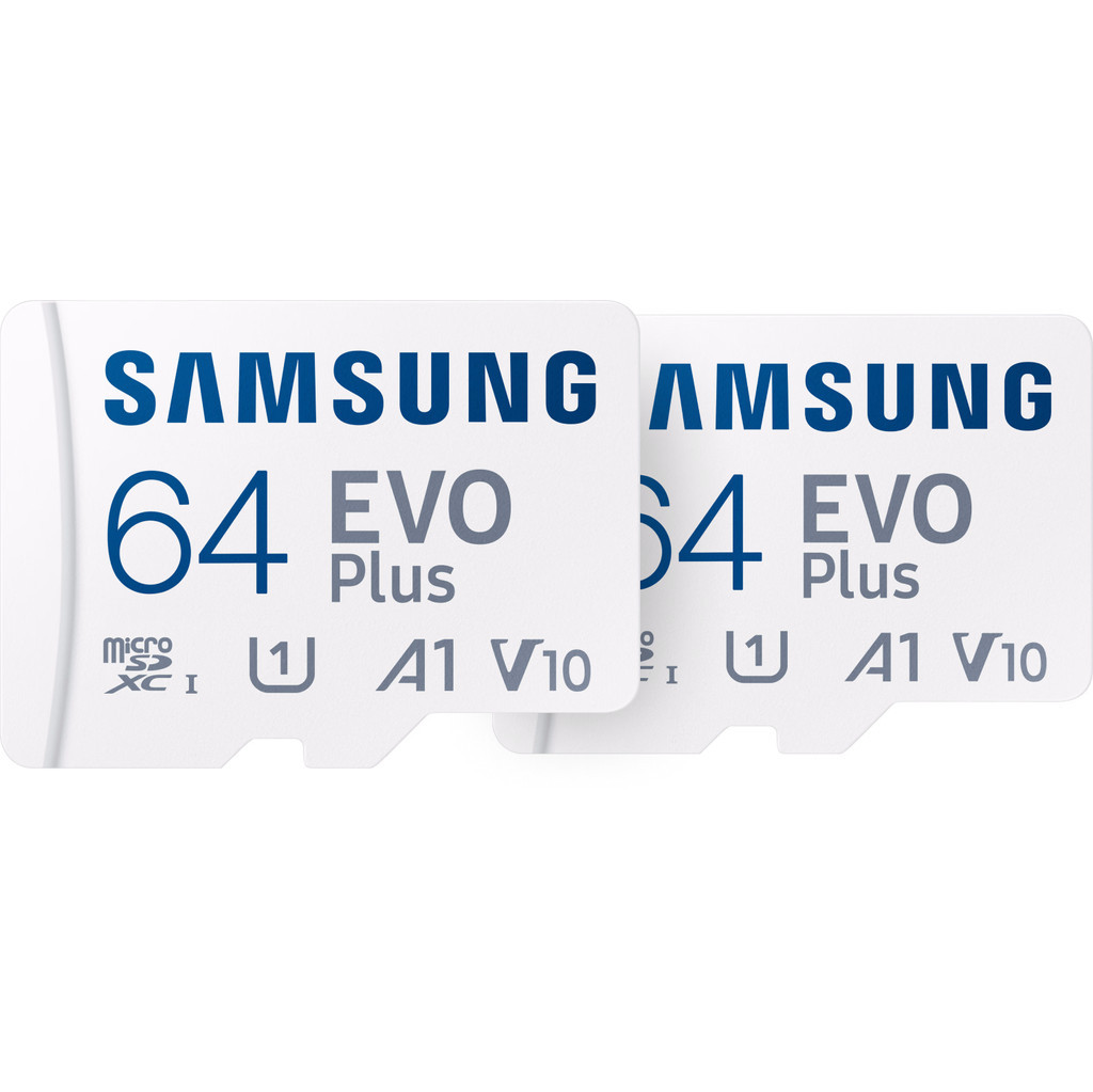 Samsung EVO Plus microSDXC 64GB - Duo Pack