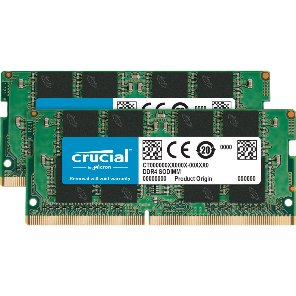 Crucial 16GB 2666MHz DDR4 SODIMM CL19 (2x8GB)